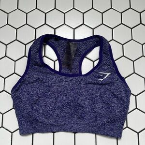 purple gymshark sports bra size small